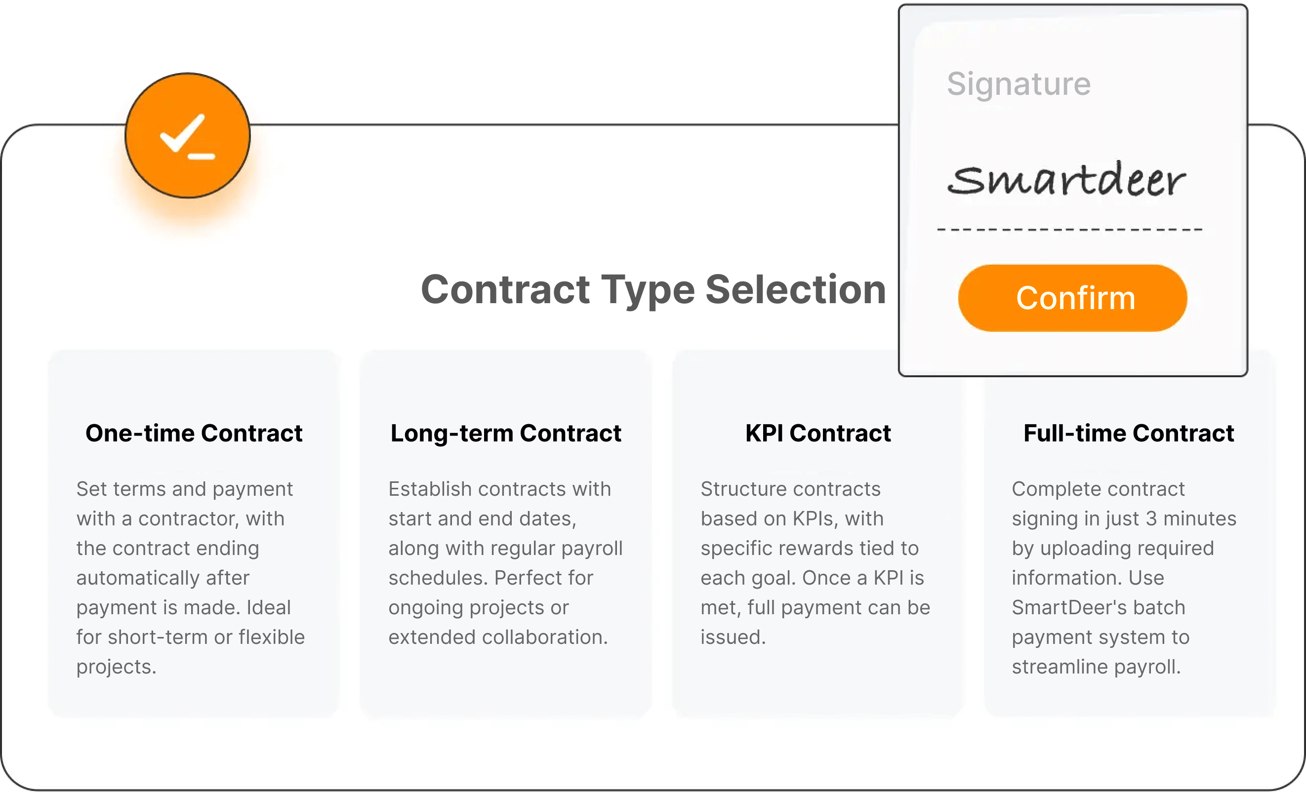 Select & Customize Contracts, Sign in Just 3 Minutes